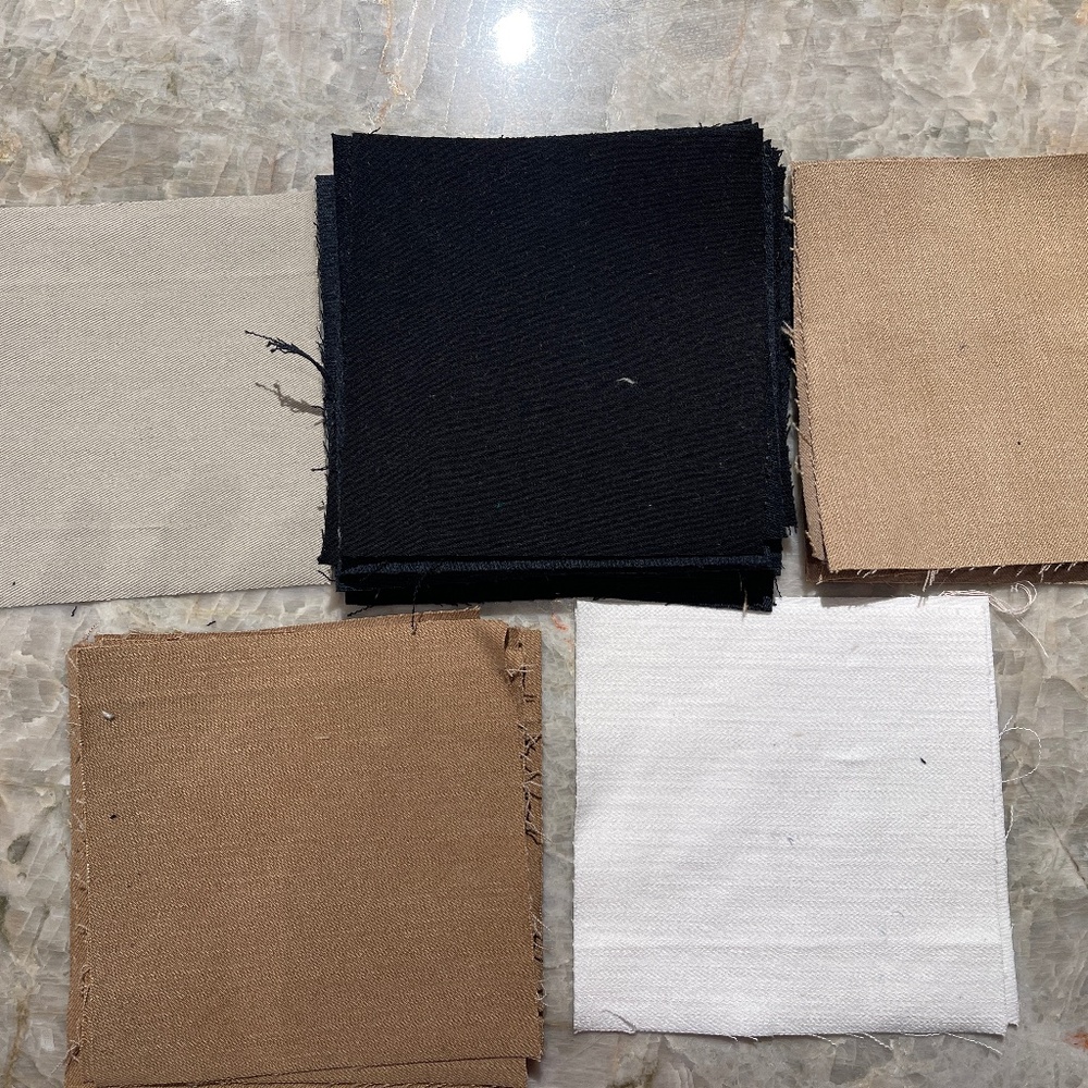 40 Precut 5" Quilt Squares Assorted Fabric Charm Pack Denim